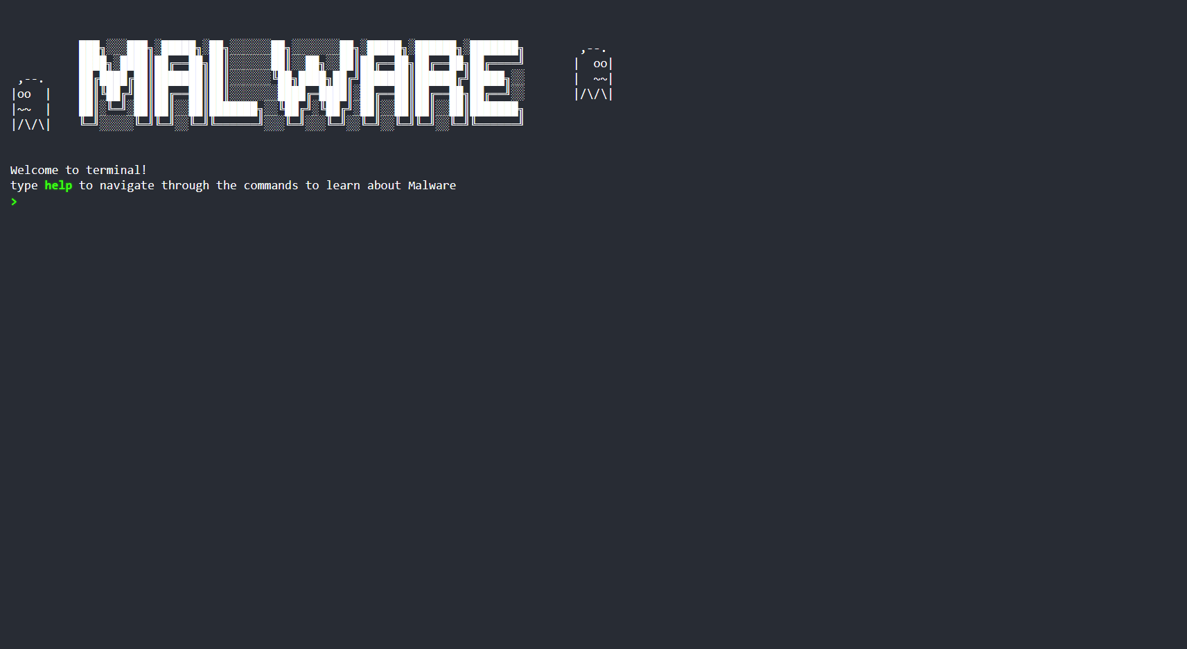 Malware Terminal