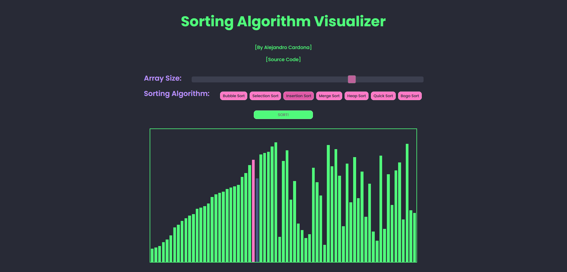 Sorting Visualizer
